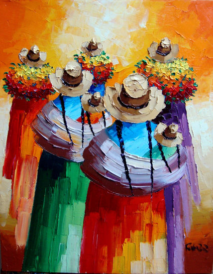 cholitas Oil Canvas Others