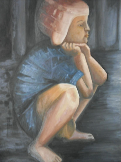 Niño coya Oil Others Figure Painting