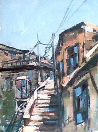 Entre callejones y escaleras, esta tu casa...mi amor.