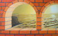 Ventana al atardecer