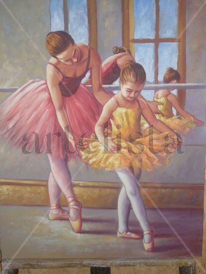 bailarina Oil Canvas Landscaping