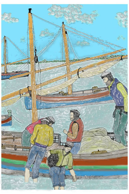 Pescadores de punta...