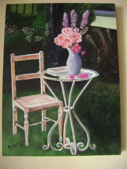 En el   jardin Oil Canvas Landscaping