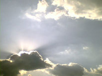 Nubes sol cielo