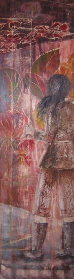 Amazona 1,20 x 60 Mixed media Others Figure Painting