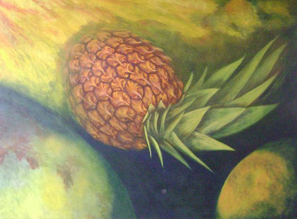 Bodegón con piña