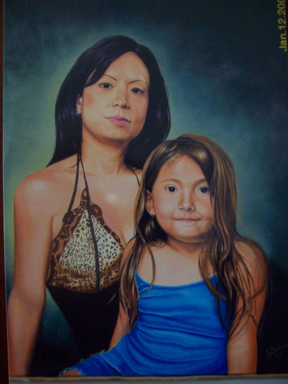 para mary y alex Oil Canvas Figure Painting