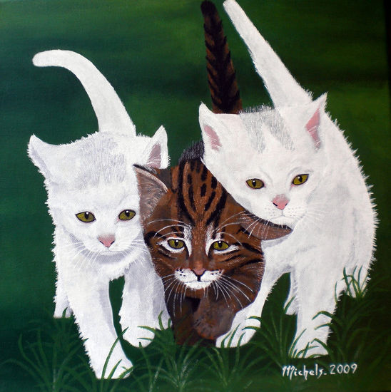 Drei Amigos Acrylic Canvas Animals