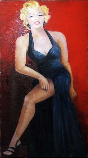 Homenaje a Marilyn Monroe Oil Canvas Figure Painting