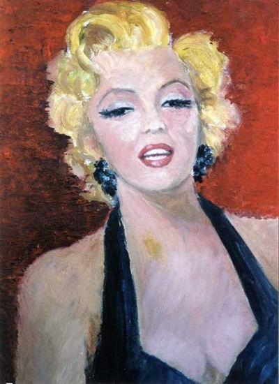 Homenaje a Marilyn (detalle) Oil Canvas Figure Painting