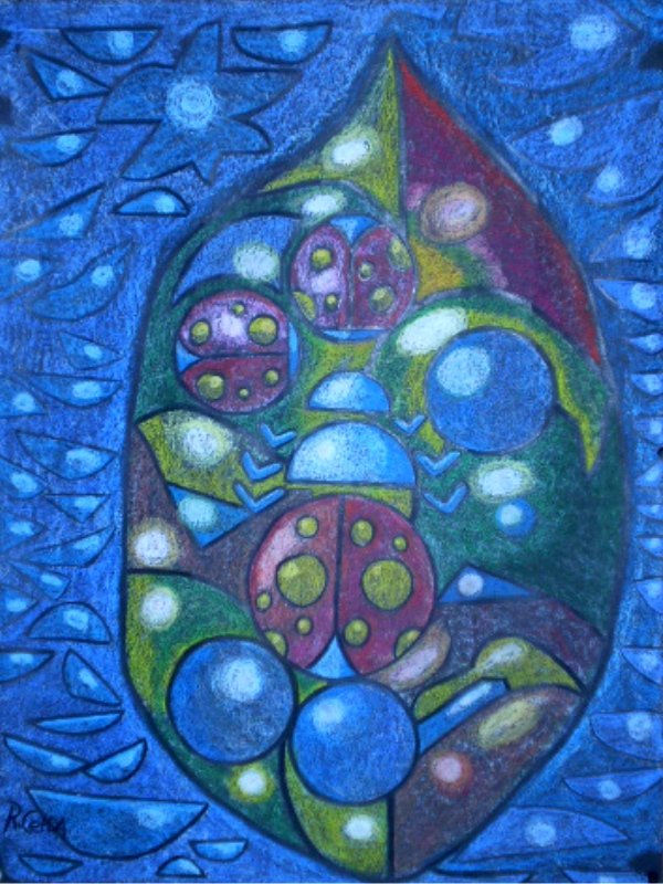 hoja abstracta