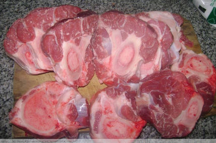 La carne de Osobuco...