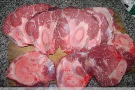 La carne de Osobuco...