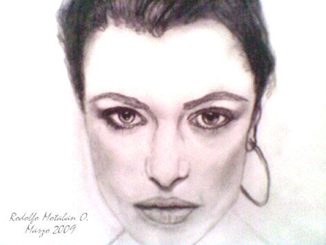 Dibujo de Rachel Weisz / 2009 Grafito