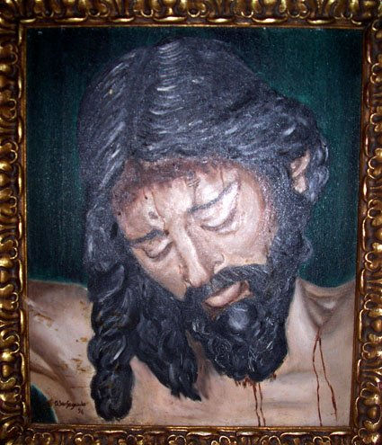 CRISTO DE LOS ESTUDIANTES Oil Canvas Figure Painting