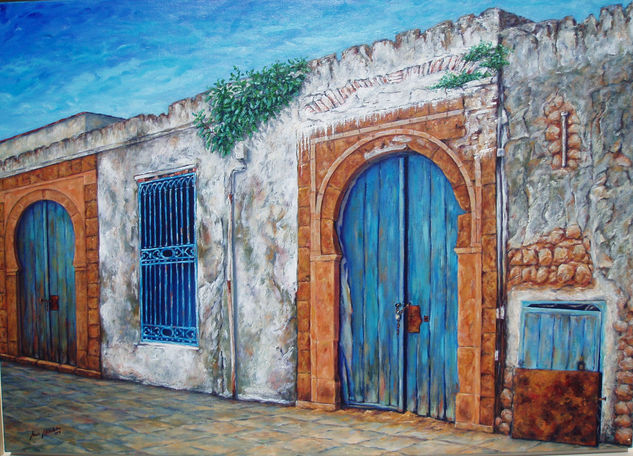 Sidi Bou Said (Túnez) Oil Canvas Landscaping