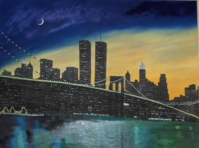 NEW YORK RUNNER Oil Canvas Landscaping