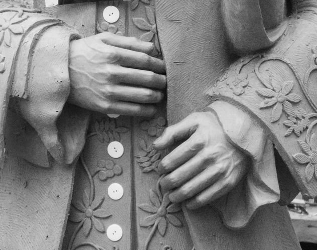 Detalle de manos Jose De La Borda