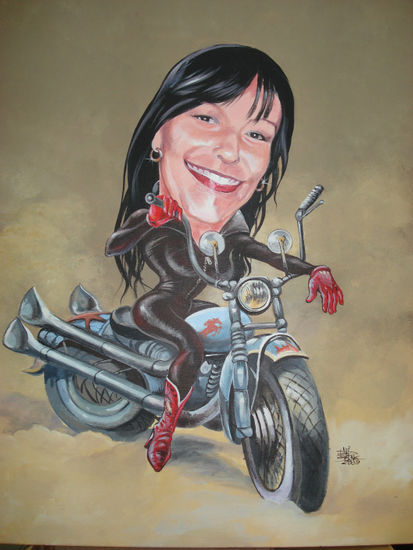 Caricaturas personalizadas Acrylic Canvas Figure Painting