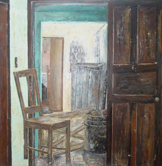 Silla en la entrada 