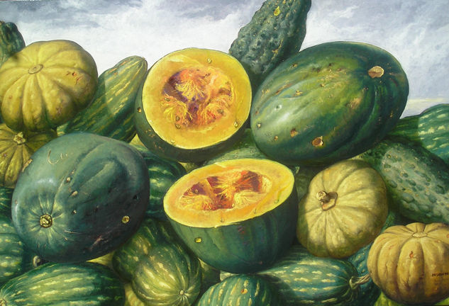 Ahuyamas Oil Canvas Still Life Paintings