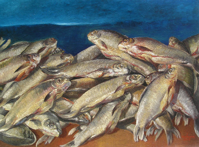 Mojarras Oil Canvas Still Life Paintings