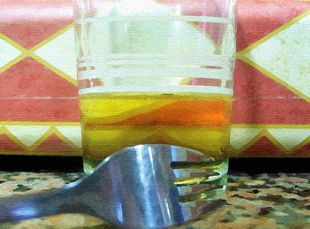Mano con caña