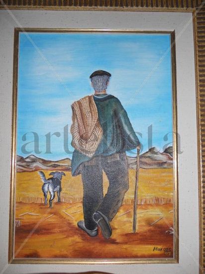 Pastor Oil Canvas Landscaping