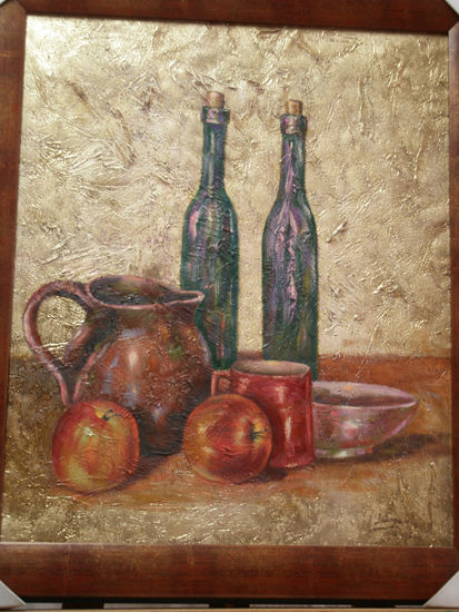 BOTELLAS Oil Canvas Still Life Paintings