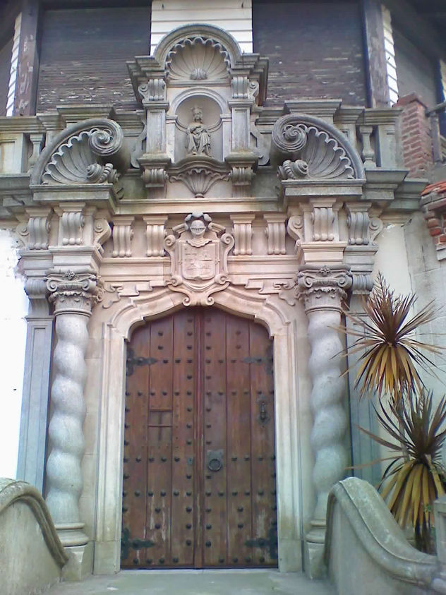 la puerta