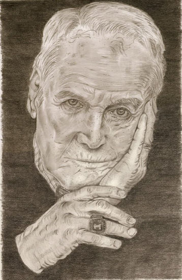 PAUL Pencil (Black) Paper Portrait