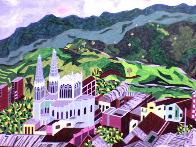 Panorámica de Andes Acrylic Canvas Landscaping