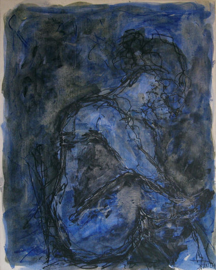 Desnudo en azul 2004