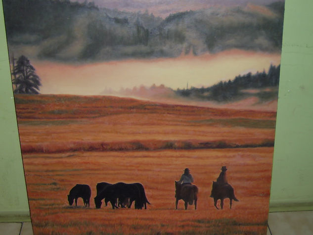 caballos Oil Canvas