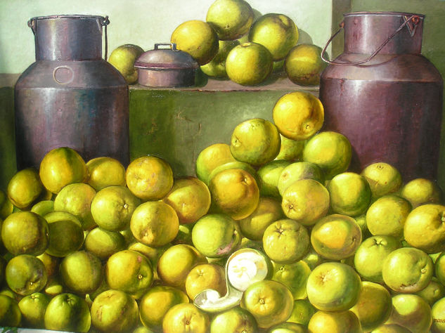 Naranjas Oil Canvas Still Life Paintings