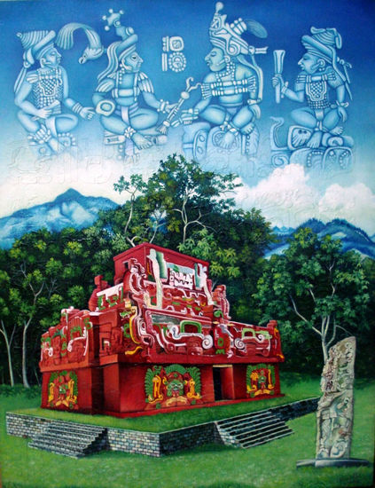 Gobernantes de Copan Oil Canvas Others