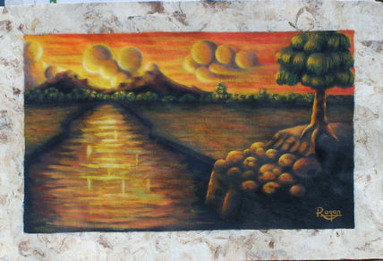 Atardecer de fuego