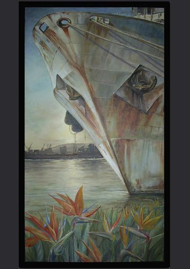 FLORES DEL PARAISO Acrylic Panel Marine Painting