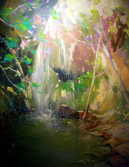 La cascada...
