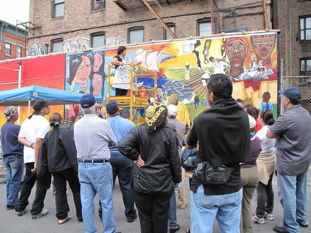 OF THE IMMIGRANTS MURAL: Y YO YA ESTABA! I WAS ALREADY HERE! 6