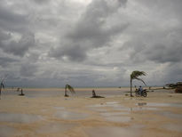 Playa y Lluvia