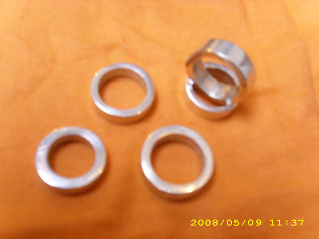 anillos redondos encamisados 
