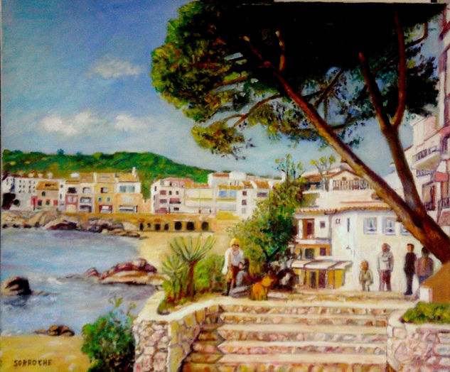 calella 3 (girona) Oil Canvas Landscaping