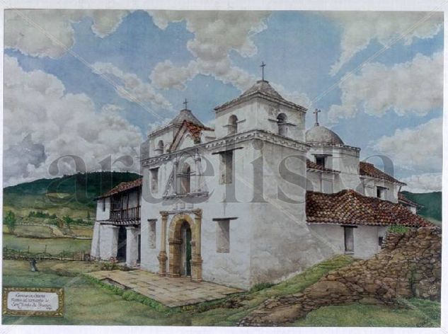 Capilla de Siecha Watercolour Paper Landscaping