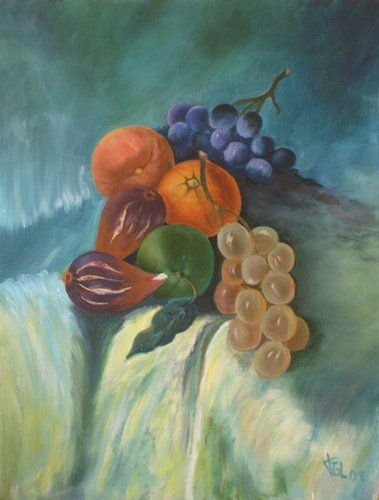 HACIA EL ABISMO Oil Panel Still Life Paintings