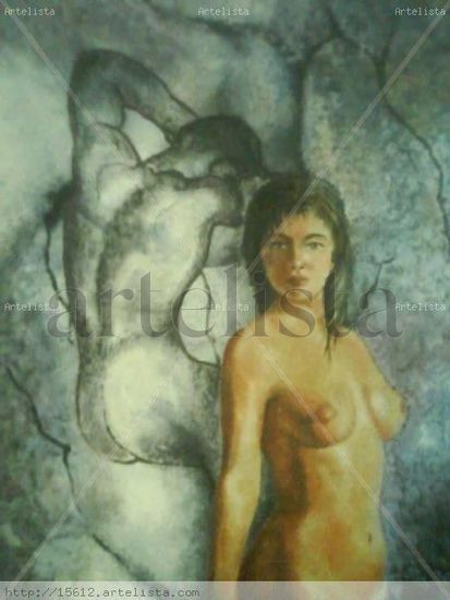 desnudo y BN Oil Canvas Landscaping