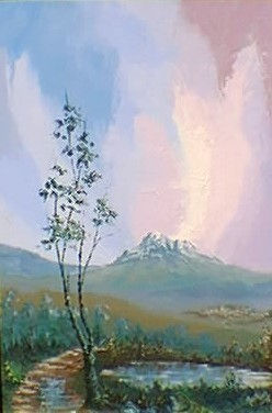 Allí cerca del Paramo Oil Canvas