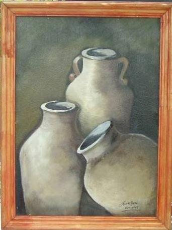 Vasijas Oil Canvas Still Life Paintings