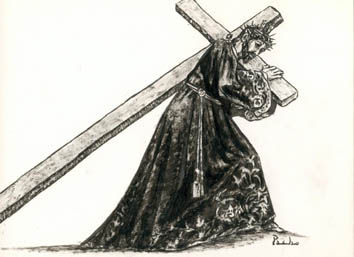 Nazareno de San Frontis Caña y Tinta China