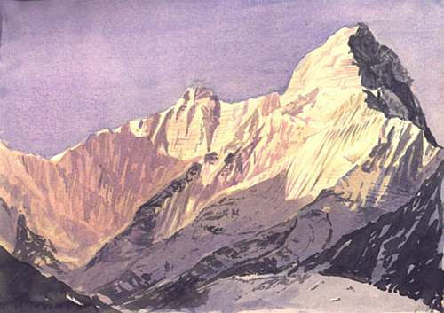 Mountain Watercolour